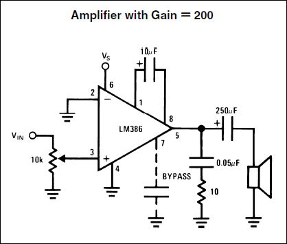 lm386nの回路図